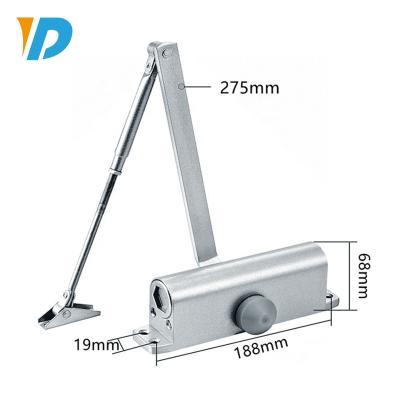 China Good Modern Ratio Aluminum Alloy 45-75KGS 90 Degree Plug-Open And Residential Automatic Sliding Door Closer for sale