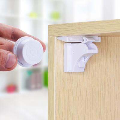 China Magnetic Baby Cabinet Lock Baby Safety Household Security Baby Safety Magnetic Furniture Drawer Baby Locks for sale