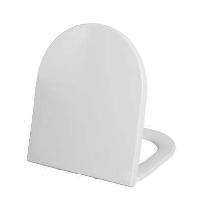 China Plastic Slow-end Toilet Seats European WC Toilet Bowl Seat Cover Manufacturer for sale