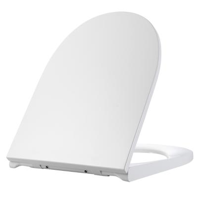 China Slow-end Plastic Soft Narrow Toilet Seats Lightning Shipping UF Wall Mounted Toilet Seat Lid for sale