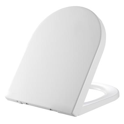 China Luxury European Standard Slow-end Toilet Seats Wall Hung Toilet Seat Cover Soft Closing High Quality Durable Durable Toilet Seat Cover Toilet Seat Cover for sale