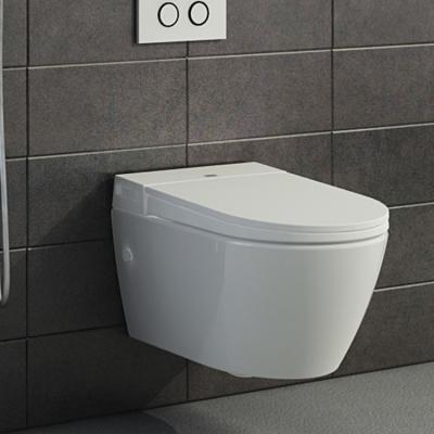 China Automatic Bathroom Sanitary Ware Slow-end Toilet Seats China Bidet Wall Hanging Intelligent Smart Toilet Seat Cover for sale