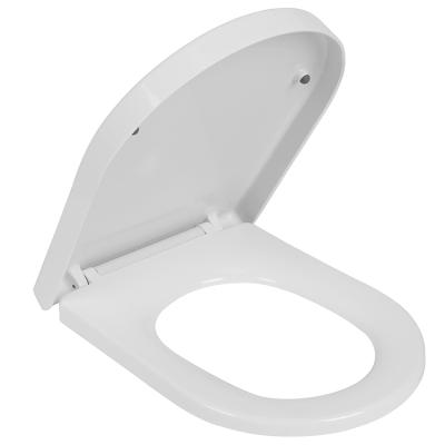 China Luxury Plastic White Toilet Seats Slow-end Wall Hung Toilet Seat Cover In High Quality for sale