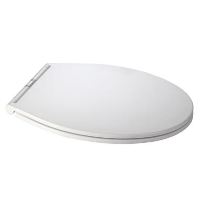 China Cheap Plastic Non-electric Toilet Seats Product WC Cover Slow-end Lid With Slow Down Seat Ring for sale