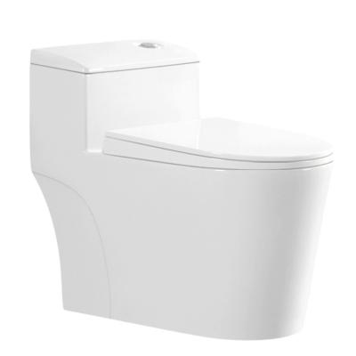 China Double-Flow Hot Product Soft Narrow WC One-Piece Toilet Sit Seat Cover For Adult One-Piece Toilet for sale