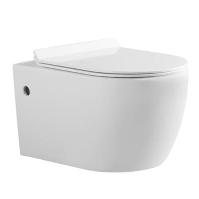 China Concealed Cistern Sanitary Ware Set Stylish Fashion Plastic UF WC Soft Narrow Toilet Seat Cover for sale