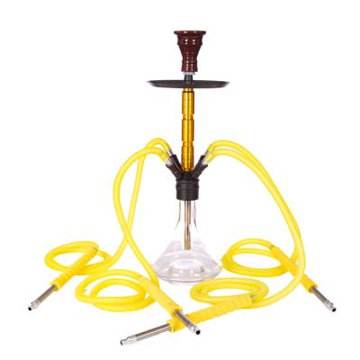 China Aluminum Alloy Integral Portable Luxury Hookah Travel Leading Technology Factory Direct Sales Hookah One-piece Hookah Connection Spout for sale