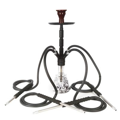 China 2021 Factory direct sales high-end high-end custom-made aluminum alloy hookah modern portable hookah for sale