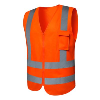 China Multiple Scenes Application Vest Custom Safety Surveyors Construction Warning Reflective Vest Man Bike High Visibility Reflective Vest for sale