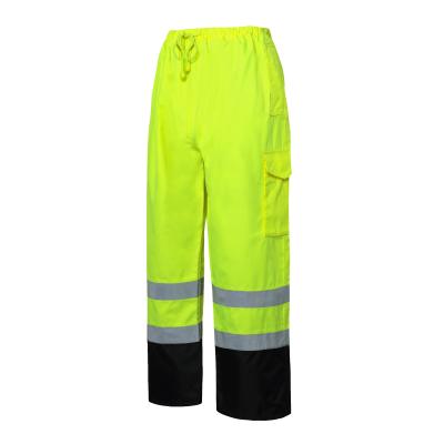 China Multi Application Cargo Scenes Reflective Pants Barrier High Visibility Hi Vis Workwear Safety Pants Men for sale