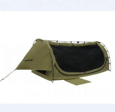 China UV-Resistant Motorcycle Camping Customized Durable Camping Canvas Swag Tent for sale