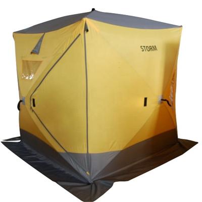 China Aluminum thermal style 3 layers winter bivvy ice fishing tent for sale