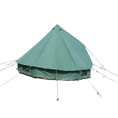 China UV-Resistant 4m Lotus Cotton Bell Tent for sale