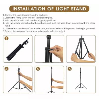 China Portable Ringlight Ring Light Phone Video Camera Tripod Holder Foam Soap Dispenser Tripod Stand Holder for sale