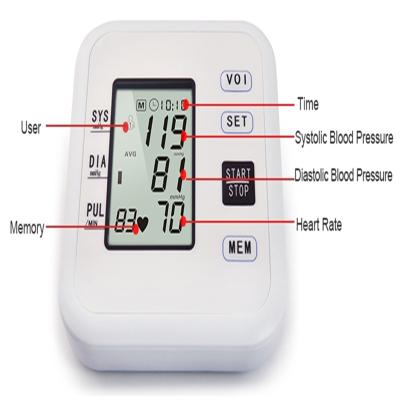 China Daily Checks Health Care Products BP Machine Digital Blood Pressure Monitor CE ISO Approved for sale