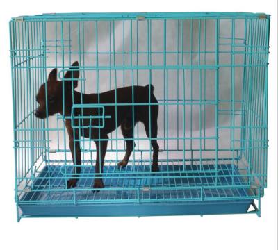 China Viable Large Foldable Dog Cage Metal Pet Cage Kennel Mesh Folding Dog Cage for sale