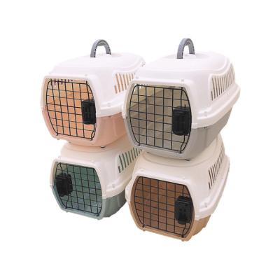 China Large Sustainable Metal Dog Cage Dog Cage With Wheels Pet Houses Cage for sale