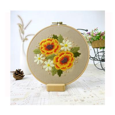 China China Embroidery Flower Pattern Beginner Cross Stitch Kit Handmade Needlepoint Kit For Adults for sale