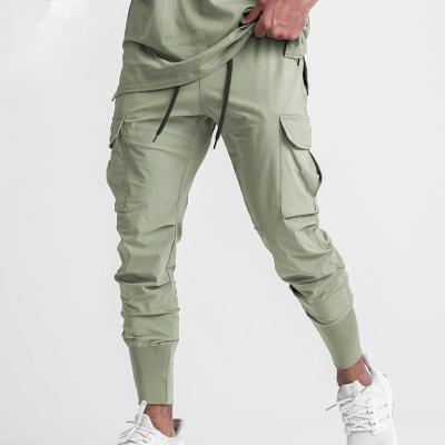 China Anti-Static Cargo Trotter Pants Wholesale Custom Waterproof Mens Slim Khaki Plain Casual OEM Pockets Mens Trackpants for sale