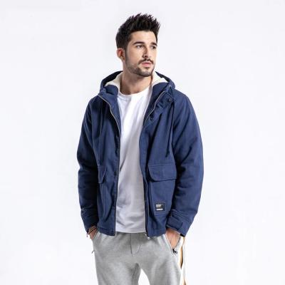 China Brand Winter Windproof Jacket Men Casual Thin Fit Thick Coats Fashion Plus Size Velvet Hooded Parka Men Clothes Male for sale