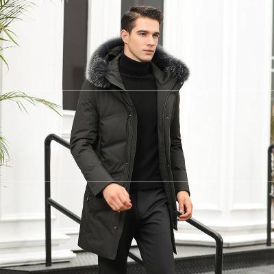 China High Quality Cotton Men's Light Weight Down Jacket With Hood Windproof Ultralight Hooded Feather Winter Jacket Coat for sale