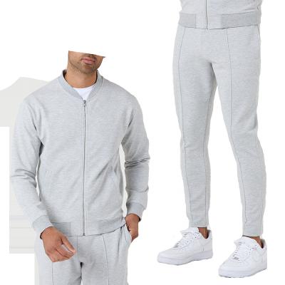 China Custom Made Gym Polyester Breathable Jackets Sports Two Piece Pants Set Jogger Mens Tracksuit Sweatsuit for sale