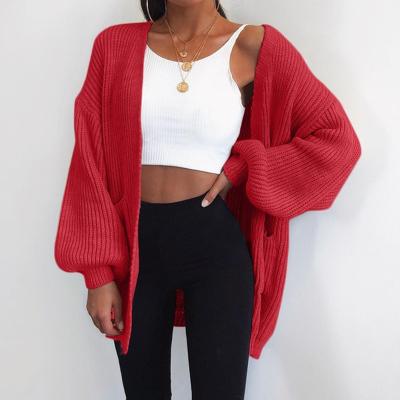 China 2022 New Winter New Design Sweaters Autumn New Anti-Wrinkle Custom Women Two Side Screw Net Long Sleeve Knit Sweater Tops for sale