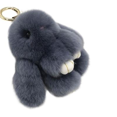 China Woolen Cartoon Buckle Bel Rabbit Key Chain Key Ornament Pendant Eco-friendly Felt Material for sale