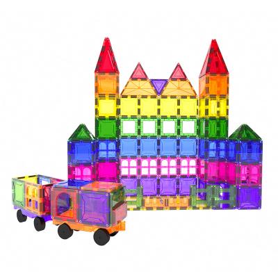 China Wholesale Educational Creative Toy Building Toy Amazon Building Block Supplier Magnetic Toy Tiles Building Set for sale