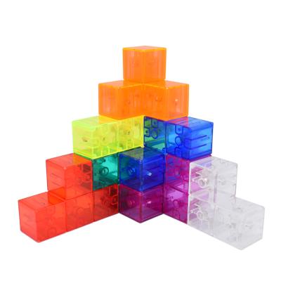 China DIY TOY Magnetic Magic Cube 3D Cube Block Organizer 6*6 Magnetic Cube Block Set Magnetic Building Toy for sale