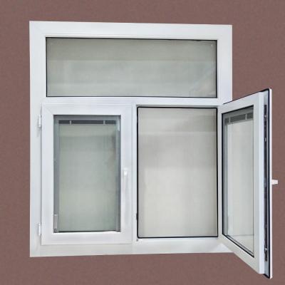 China Folding Screen UPVC Vinyl Windows Designs PVC Double Glazed Swing Windows for sale