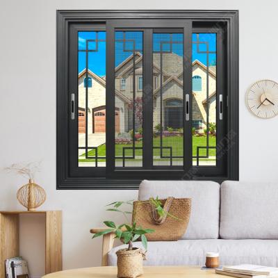 China Folding Low Screen wanjia Aluminum Sliding Window Glass Windows for sale