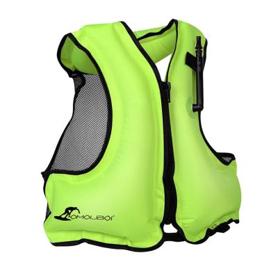 China Colorful Factory Promote Patented Quick Certification Manual Blowing Professional Inflatable Life Vest Marine Rescue Life Jacket for sale