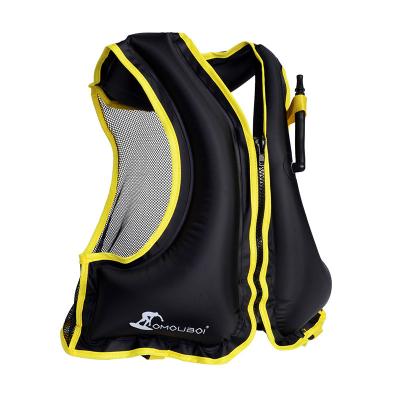 China Patent Design Customizable Adult Kids Swimming Vest Water Sports Tool Safety Jacket Inflatable Swimming Life Jacket for sale