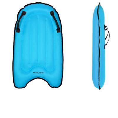 China Inflatable surfing board of aluminum boogie with an inflatable PVC inflatable tissue for sale