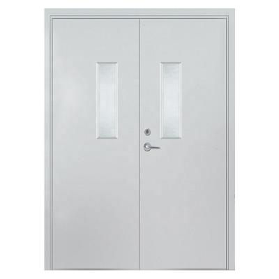 China Modern BS Certificate Double Fire Proof Steel Door Entry Steel Door for sale