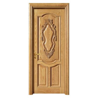 China Modern Antique Craft Carving Design Teak Solid Wood Room Main Door for sale