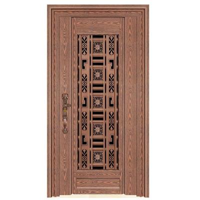 China Modern Chinese Factory Leaf Price Colored Stainless Steel Main Door Designs for sale