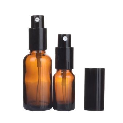 China Empty Style 10ml 20ml 30ml 50ml 100ml Minimalist Amber Glass Spray Bottles Luxury Perfume Bottle for sale