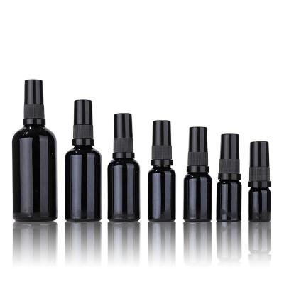 China Wholesale Cosmetic Gloss 5ml-100ML Essential Oil Black Brown Chemical Spray Packing Glass Bottle for sale