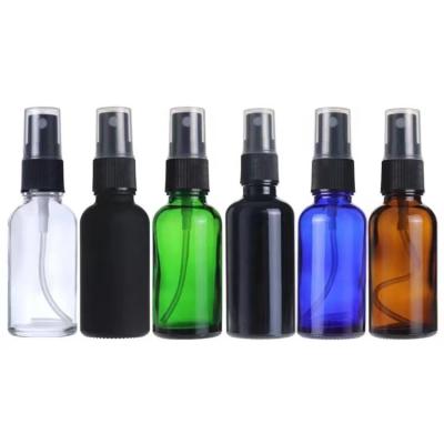 China Personal Care Cosmetic Spray Bottle 10ml 15ml 30ml 50ml 100ml Essential Oil Packaging Amber Glass Bottle for sale