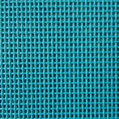 China Vinyl Coated Polyester Mesh Fabric Textilene Mesh Fabric safety mesh screen for sale