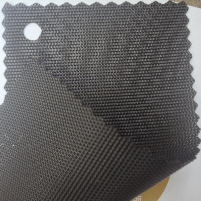 China Black color Textilene®: casement & CURTAIN FABRIC anti-uv Sun Screen Fabric for sale