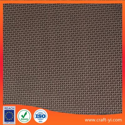 China Brown Color Textilene Textilinene Mesh Fabric In China Supplier for sale