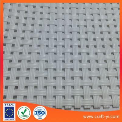 China white color Textilene mesh fabric 4X4 for sale