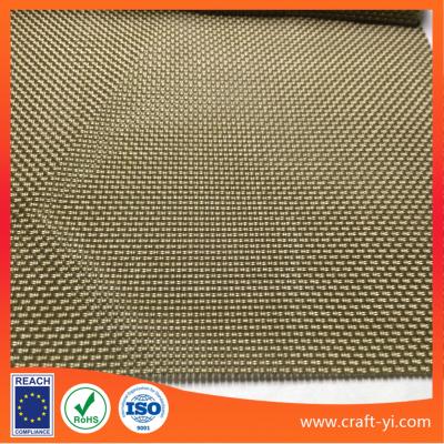 China Golden Color Outdoor Mesh Fabrics Patio Furniture Sling Fabric By The Yard for sale