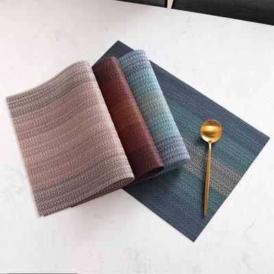 China Hotel restaurant insulated cushion cup PVC table mat spot wholesale placemats en venta