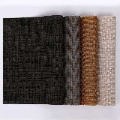 China Sale Hotel restaurant home dining table mats and coasters dining table mats in woven placemats en venta