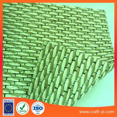 China PVC coated weave fabric can do bag strawhat Textilene fabric for sale