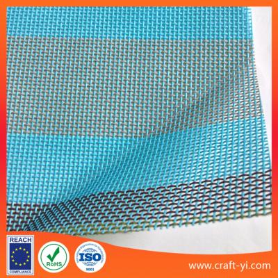 China Outdoor Sling & Mesh Fabric 1x1 Weave Textilene Mesh Fabrics In Strip for sale